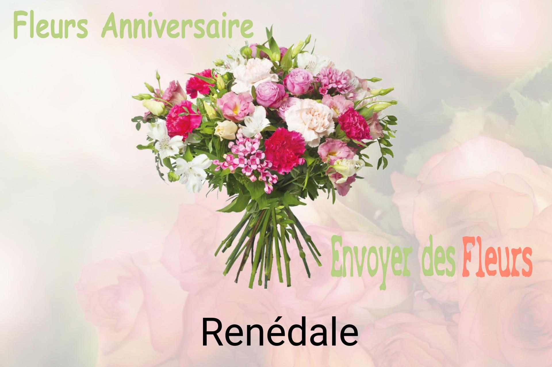 Bouquet de fleurs d’anniversaire livré à Renédale